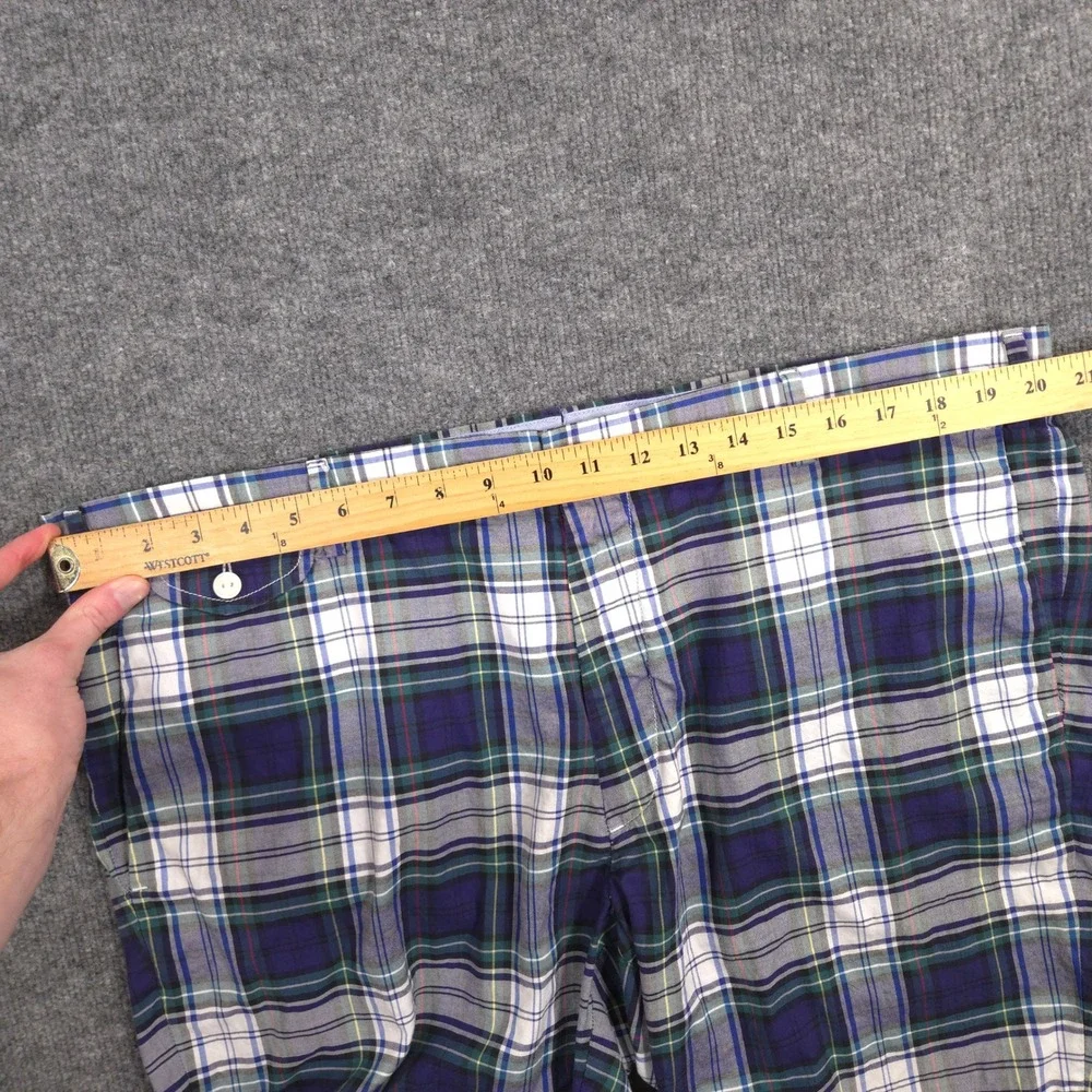 Polo Ralph Lauren Shorts Mens‎ 40 Tartan Plaid Chino Slim GI Fit Coin Pocket
